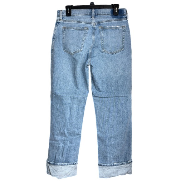 Abercrombie & Fitch - The Baggy Jeans Low Rise Curve Love - Light Wash - 27/4S - Picture 2 of 7